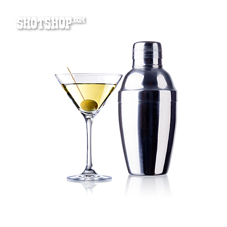 
                Martini, Cocktail-shaker                   