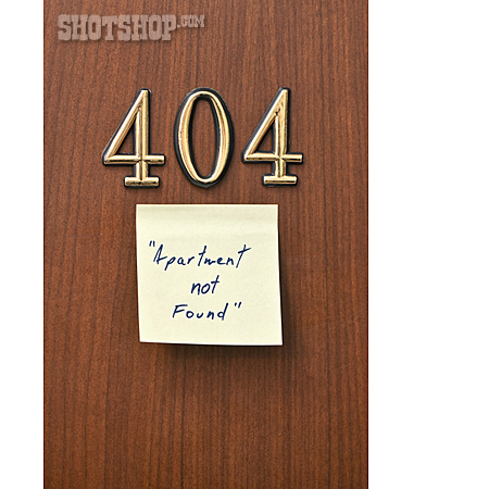 
                Apartment, 404, Not Found                   
