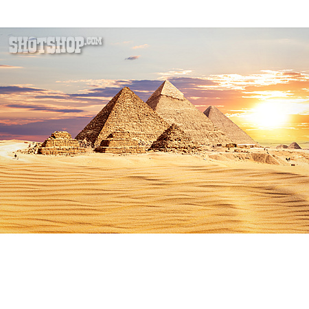 
                Wüste, Archäologie, Pyramiden, Pyramiden Von Gizeh                   