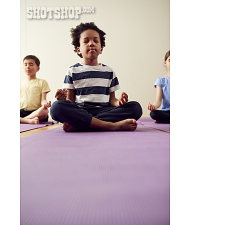 
                Meditating, Cross-legged, Yoga                   