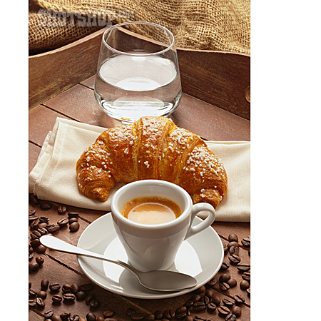 
                Espresso, Croissant, Frühstück                   