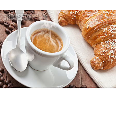 
                Espresso, Croissant, Frühstück                   