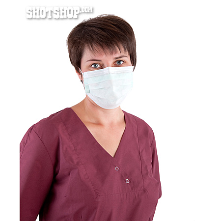 
                Mundschutz, Krankenschwester                   