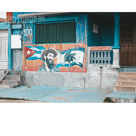 
                Wandbild, Revolutionär, Baracoa                   