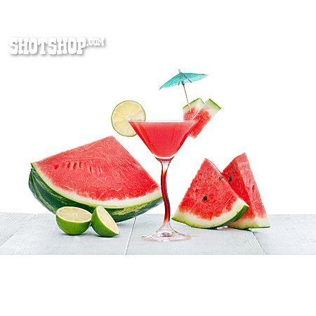 
                Cocktail, Wassermelone, Erfrischungsgetränk                   