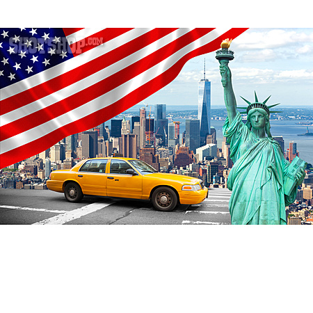 
                Usa, New York, Yellow Cab                   