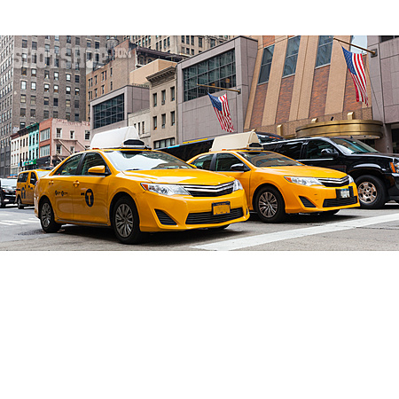 
                New York, Taxi, Yellow Cab, Stadtverkehr                   