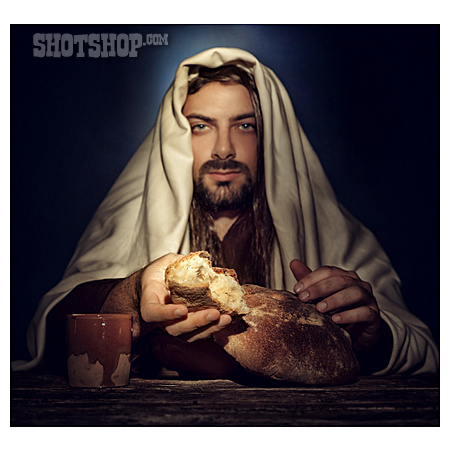 
                Christentum, Brot, Teilen, Brotbrechen                   