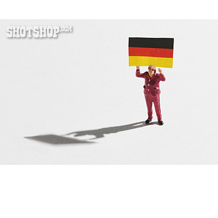 
                Deutschlandflagge, Merkel, Patriotin                   