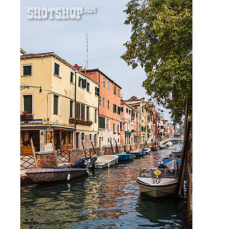 
                Kanal, Altstadt, Venedig, Boote                   