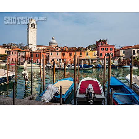 
                Kanal, Altstadt, Venedig, Boote                   