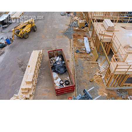 
                Building Construction, Construction Site, Construction Material, Wooden Construction                   