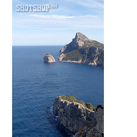 
                Felsen, Mittelmeer, Cap Formentor                   