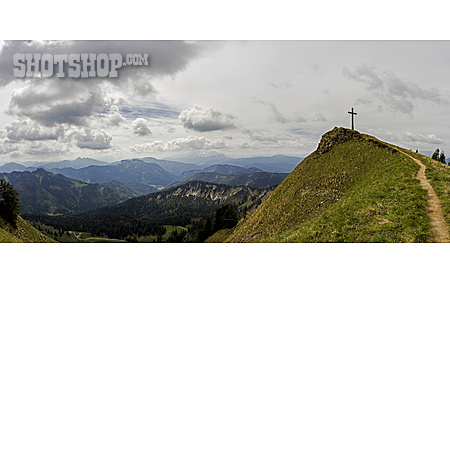 
                Gipfelkreuz, Berggipfel, Hochgern                   