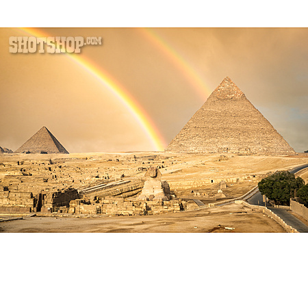 
                Sphinx, Weltwunder, Pyramiden Von Gizeh                   