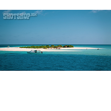 
                Reiseziel, Malediven, Einsame Insel                   
