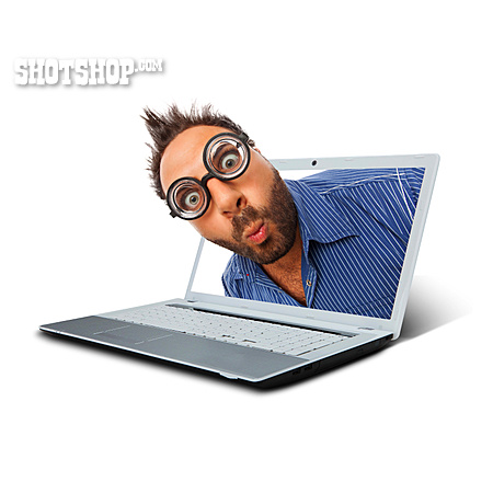 
                Laptop, Werbung, Online, Nerd                   