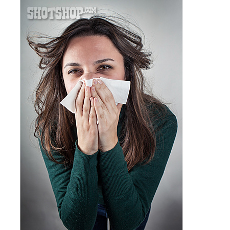 
                Allergie, Erkältung, Taschentuch, Niesen                   
