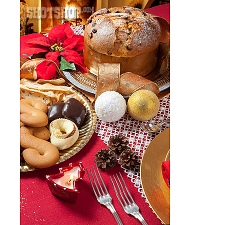 
                Christmas Cookies, Festive, Panettone                   