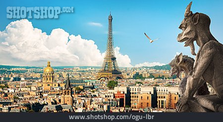 
                Paris, Eiffelturm, Dämon                   