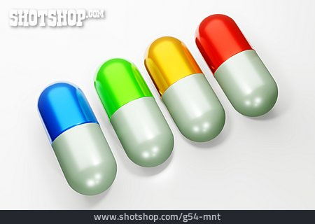 
                Medizin, Medikament, Kapsel                   