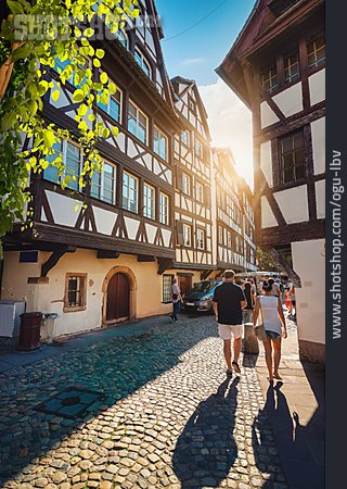 
                Tourismus, Altstadt, Straßburg                   