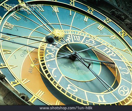 
                Tierkreiszeichen, Astronomische Uhr, Prager Rathausuhr                   