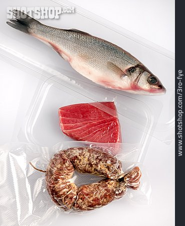 
                Lebensmittel, Fisch, Verpackung, Thunfisch, Hygiene, Vakuumverpackung                   