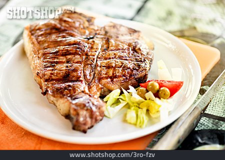 
                Mahlzeit, T-bone-steak, Bistecca Alla Fiorentina                   