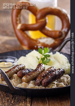 
                Hearty, German Cuisine, Grilled Sausage, Nuremberger                   