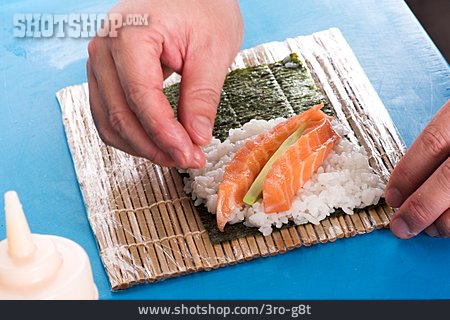 
                Zubereitung, Sushi, Temaki                   