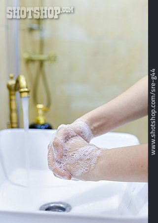 
                Hygiene, Einseifen, Hände Waschen                   