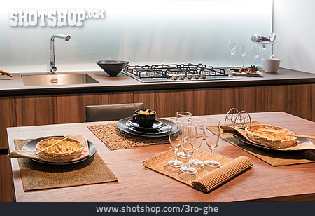 
                Modern, Küche, Esstisch                   