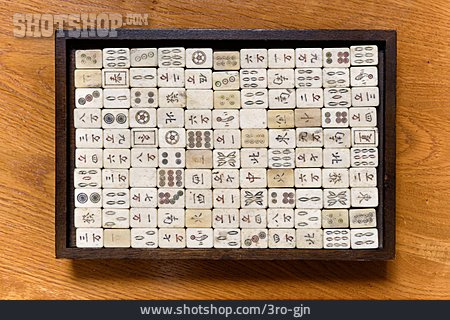 
                Mahjong, Vintage, Chinesisches Spiel                   