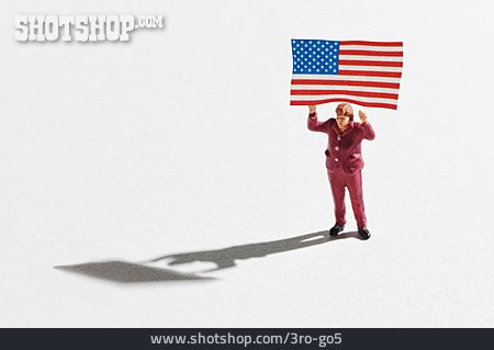
                Usa, Amerikanische Flagge, Bündnis, Merkel                   