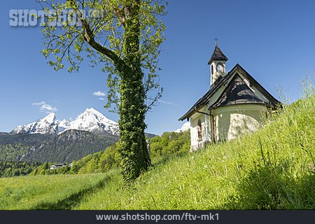 
                Watzmann, Berchtesgadener Land, Kirchleitnkapelle                   