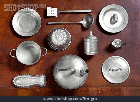 
                Aluminium, Sammlung, Küchenutensilien                   