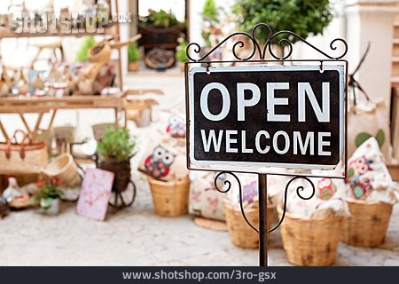 
                Markt, Open, Welcome                   