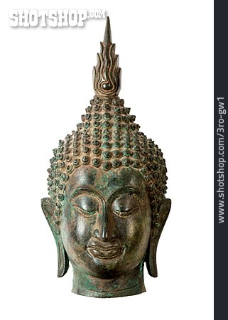 
                Dekoration, Buddha, Buddhakopf                   