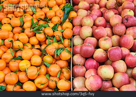 
                Mandarine, äpfel                   