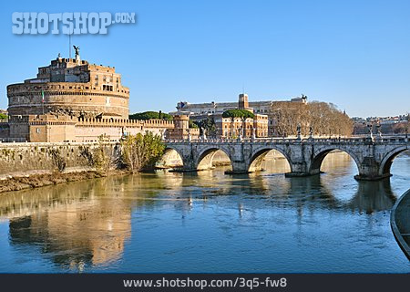 
                Rom, Tiber, Engelsburg, Engelsbrücke                   