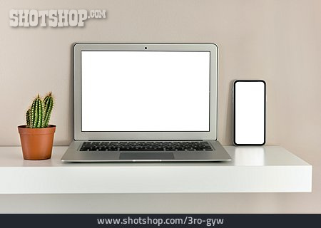
                Textfreiraum, Laptop, Smartphone                   