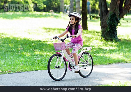 
                Mädchen, Fahrrad, Radfahren                   