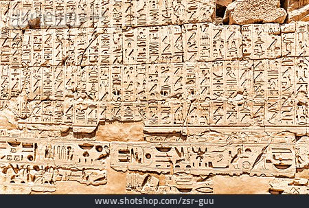 
                Hieroglyphe, ägyptische Hieroglyphen                   