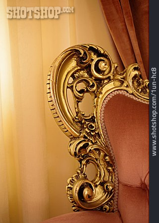 
                Close Up, Sofa, Ornament, Baroque Style, Luxurious                   