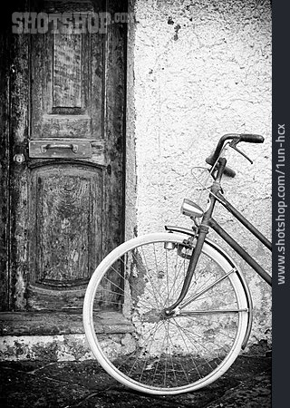 
                Schwarzweißbild, Fahrrad, Monochrom                   