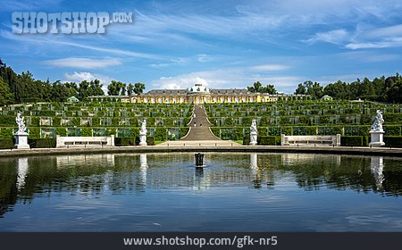 
                Brunnen, Schlosspark, Schloss Sanssouci                   