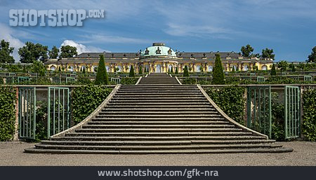 
                Treppenstufen, Weinterrassen, Schloss Sanssouci                   