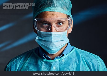 
                Arzt, Chirurg, Op-bekleidung                   