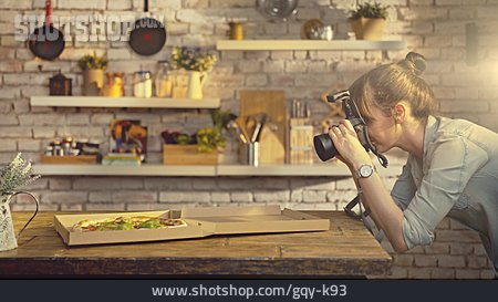 
                Fotografin, Fotografieren, Pizza, Food-fotografie                   